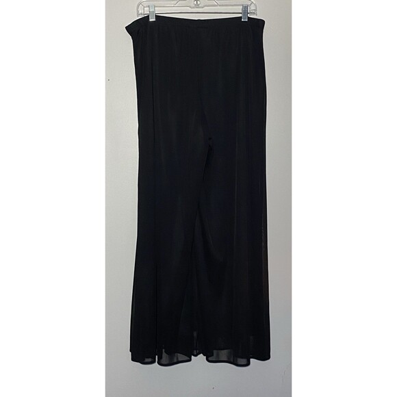 Dress Barn Collection Pants Sheer Lined Palazzo Dress XL Petite - Picture 4 of 11